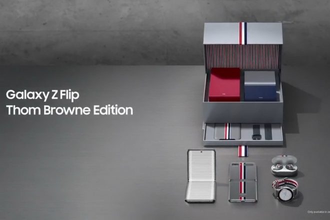 thom browne galaxy z flip price